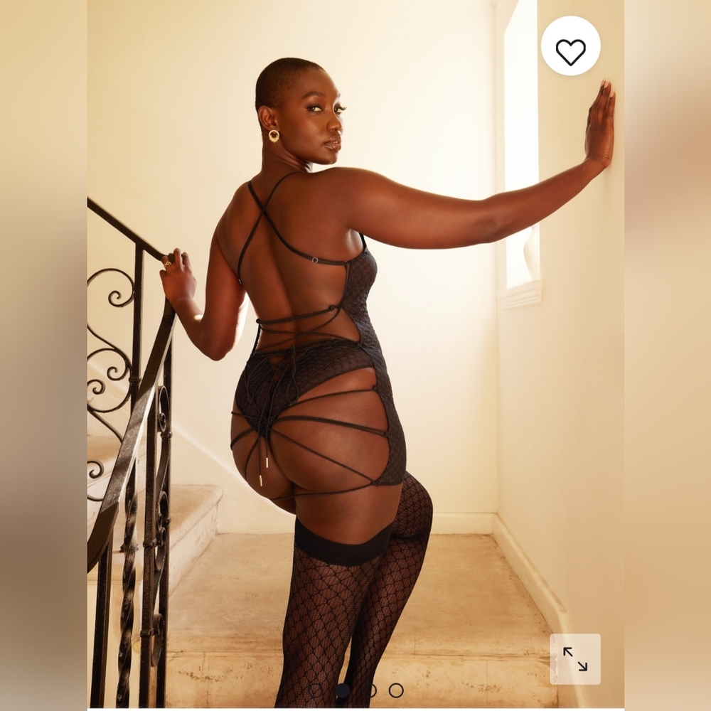 SavageXFenty Baroque Bondage Backless Slip NWT